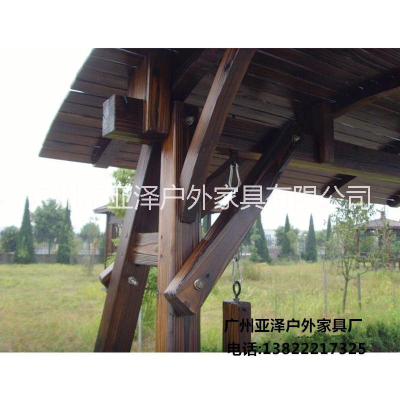 景區(qū)戶外秋千椅 雙人實木吊椅 田園秋千椅 休閑搖椅