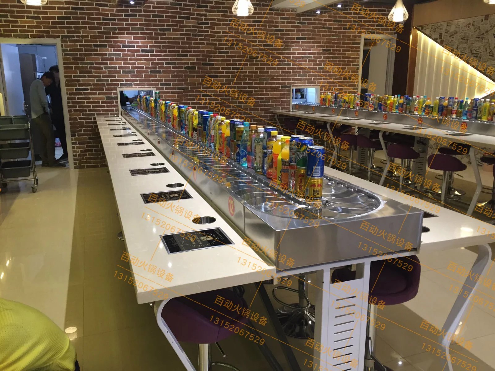 旋轉(zhuǎn)小火鍋設(shè)備價格表