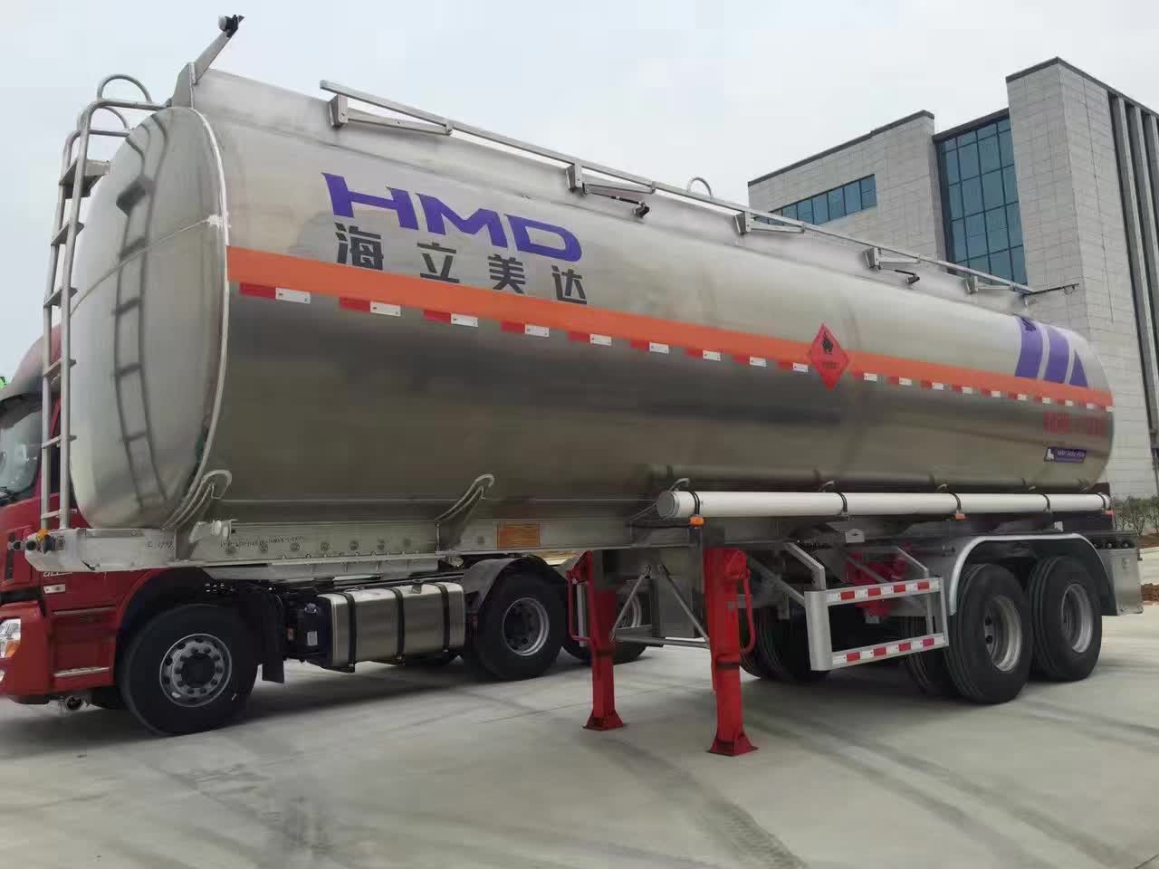 兩橋兩軸鋁合金車油罐車13971794742