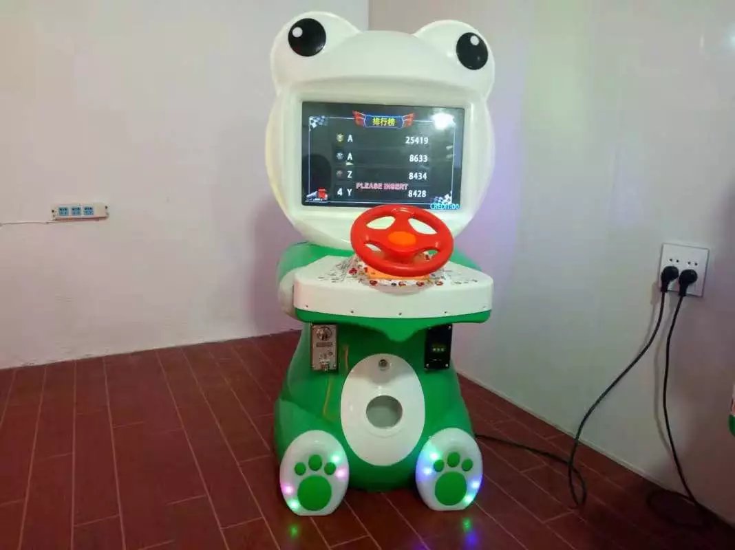 菏澤青蛙套牛機投幣*彈珠機動物滾滾球游樂設(shè)備廠家直銷