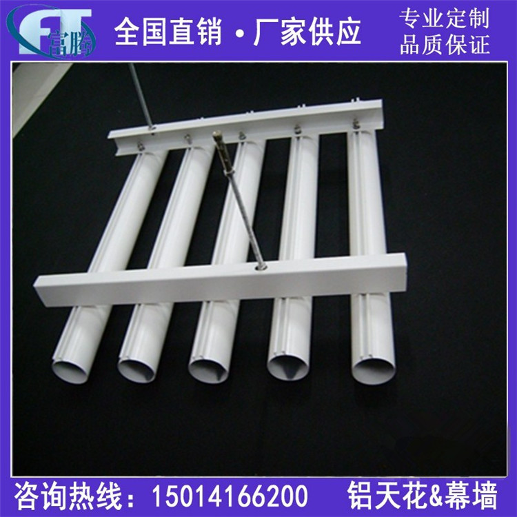 商場鋁圓管天花吊頂*木紋鋁圓管廠家直銷