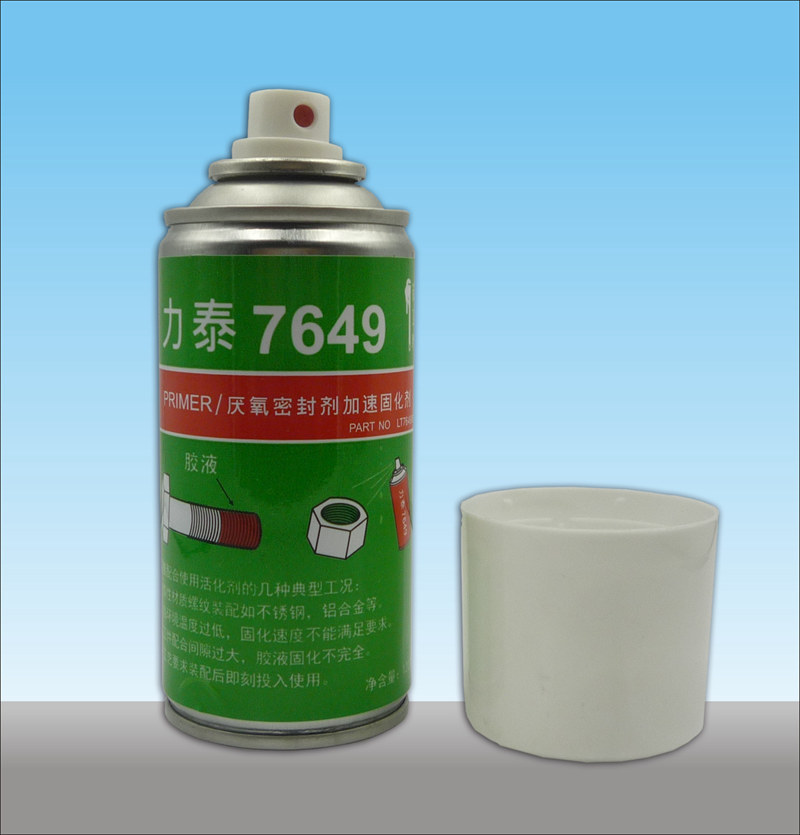 力泰牌 厭氧膠快固化促進(jìn)劑 型號7649 需要快速固定的場合 低溫環(huán)境 惰性材料上使用