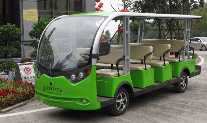 廣東11座電動觀光車出售，旅游景區(qū)游覽車，廠家直銷/批發(fā)。 11座休閑旅游觀光車出售