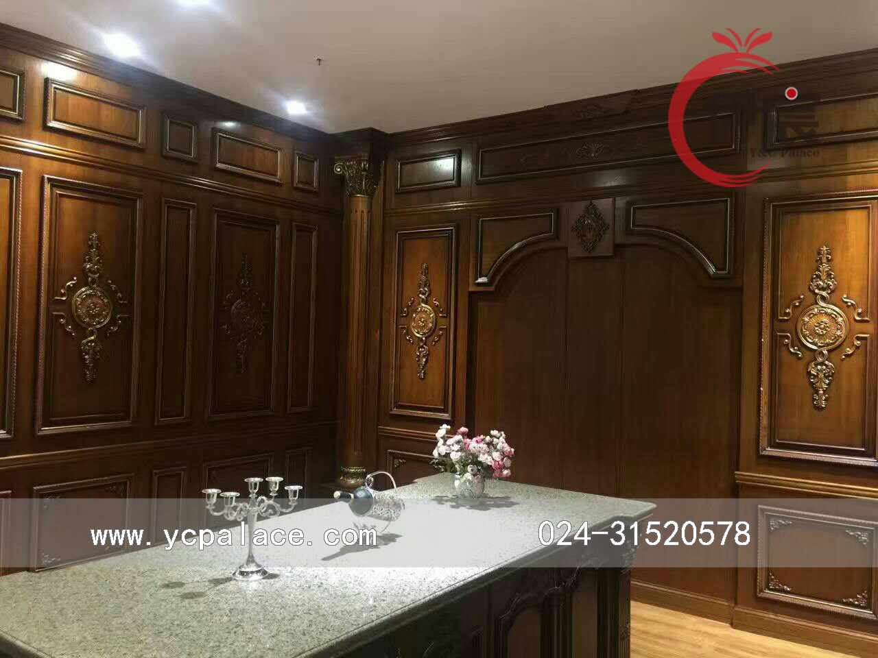 歐式背景墻 伊宸整木歐式背景墻