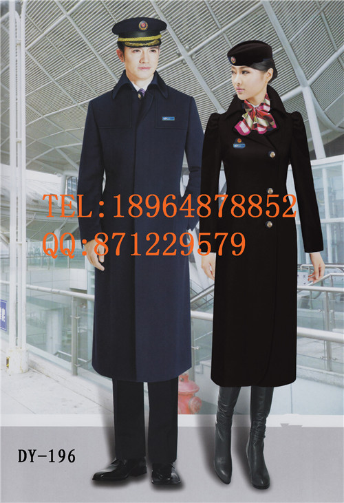 女士長(zhǎng)款冬季大衣 前臺(tái)毛呢大衣 迎賓工作服外套 妮子大衣羊毛呢