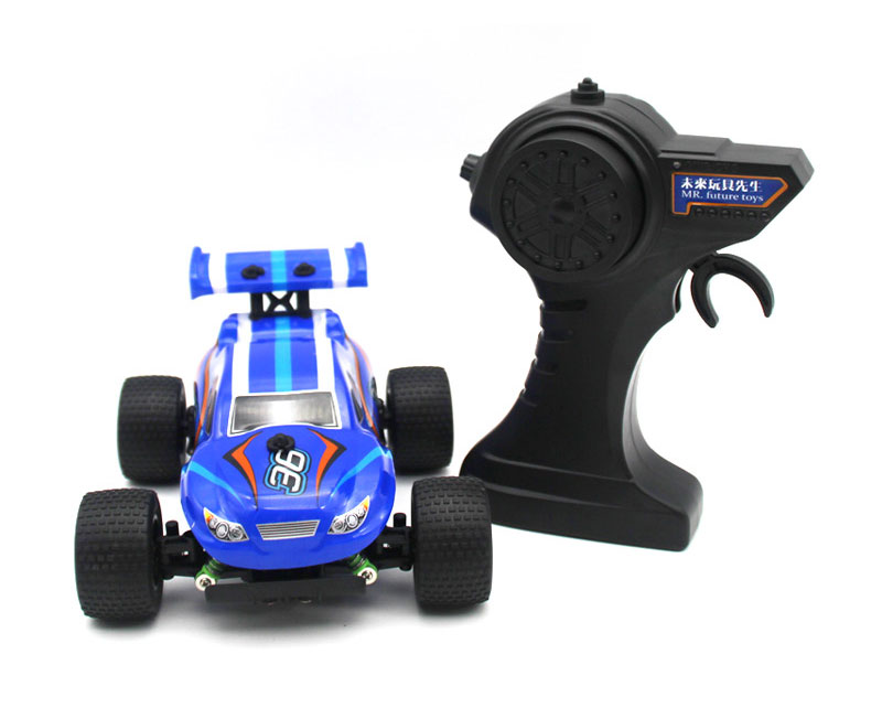 未來玩具先生1：24充電迷你兒童遙控汽車親子互動(dòng)電動(dòng)玩具 藍(lán)魅戰(zhàn)士