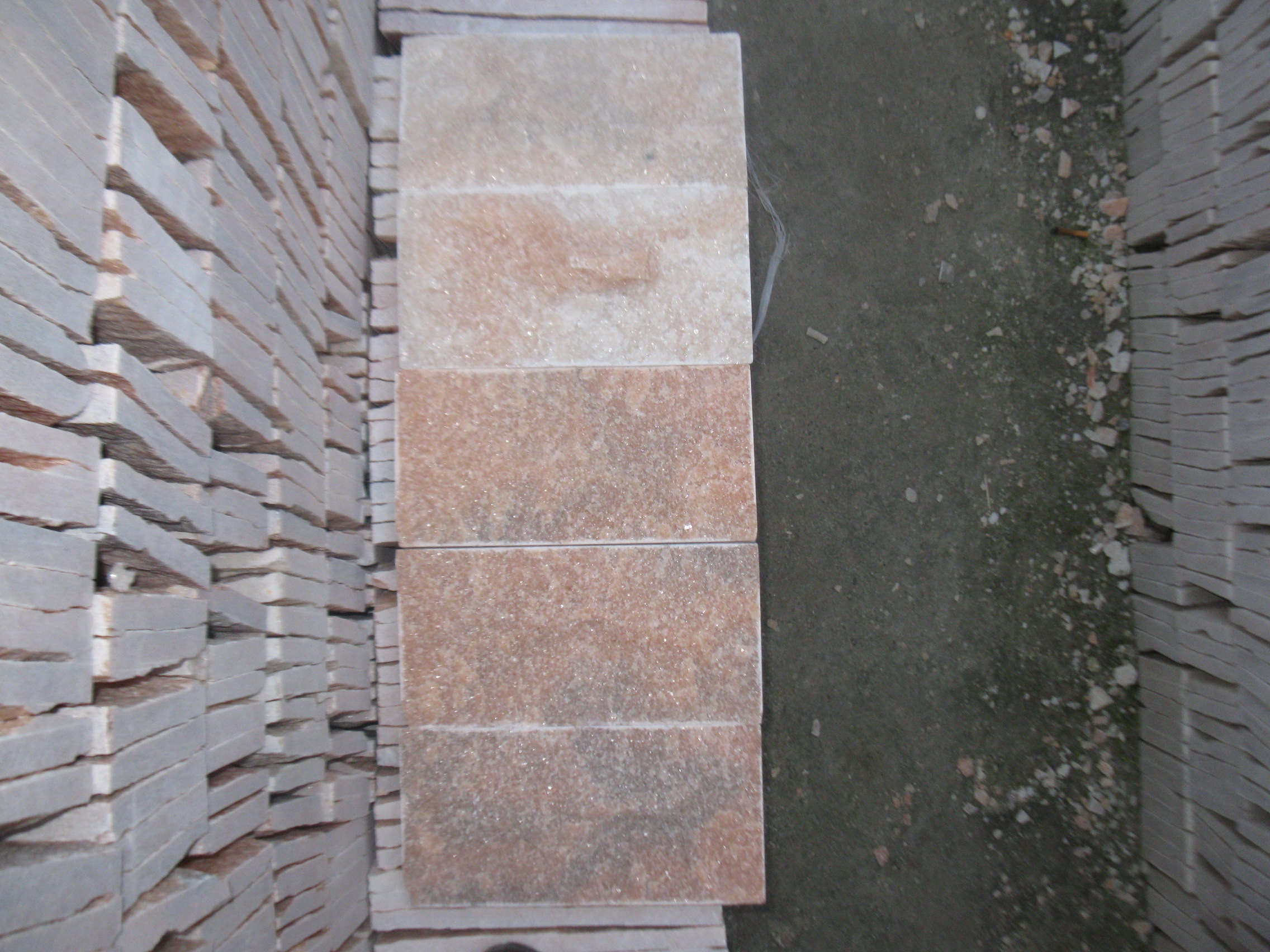 石材磚蘑菇石效果圖