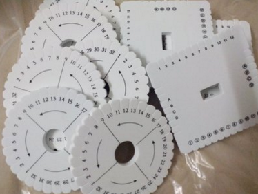 EVA盤編器 白色eva盤編器泡棉 阻燃EVA泡棉 絲印圓形盤 編量大從優(yōu)