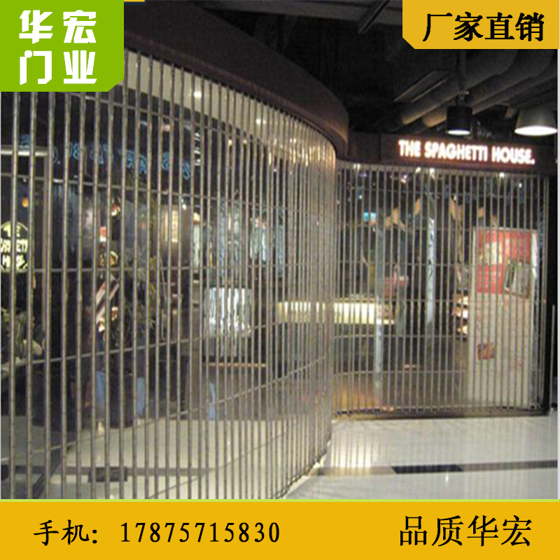 廣州卷閘廠直銷水晶卷簾門 弧形側(cè)卷水晶電動卷閘門 商鋪防盜門 進戶門