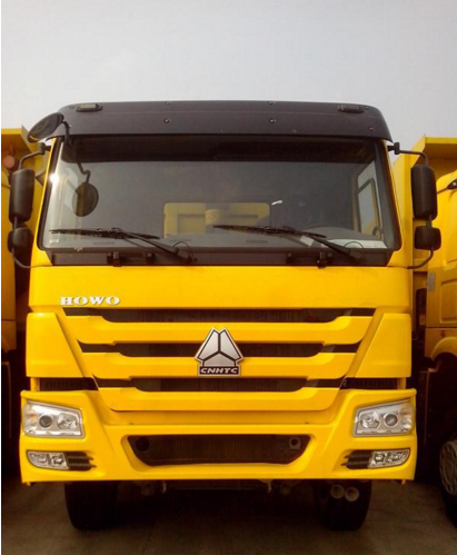 重汽豪沃371馬力后八輪自卸車