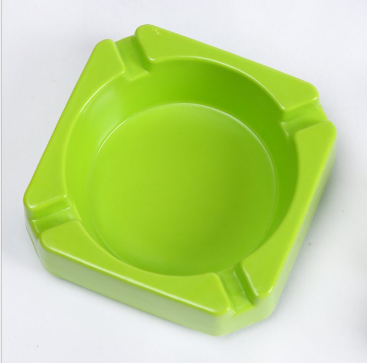 兩元店專屬 109密胺煙灰缸 抗摔耐用純色方形便攜式創(chuàng)意 煙灰缸