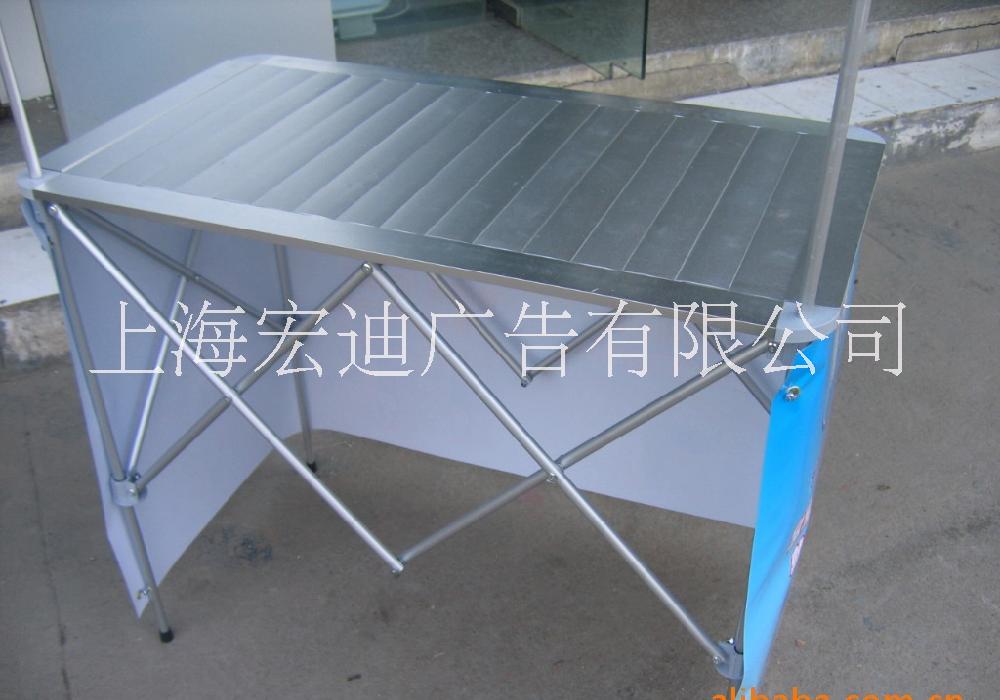 便攜式鋁促銷臺 鋁合金折疊試吃臺 拉網促銷臺 商場超市飲料試吃臺