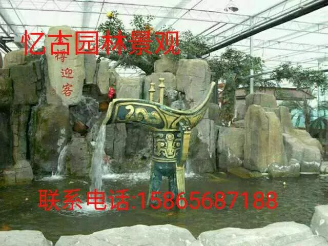 青島假山塑石廠家價(jià)格 室內(nèi)外水泥假山塑石制作