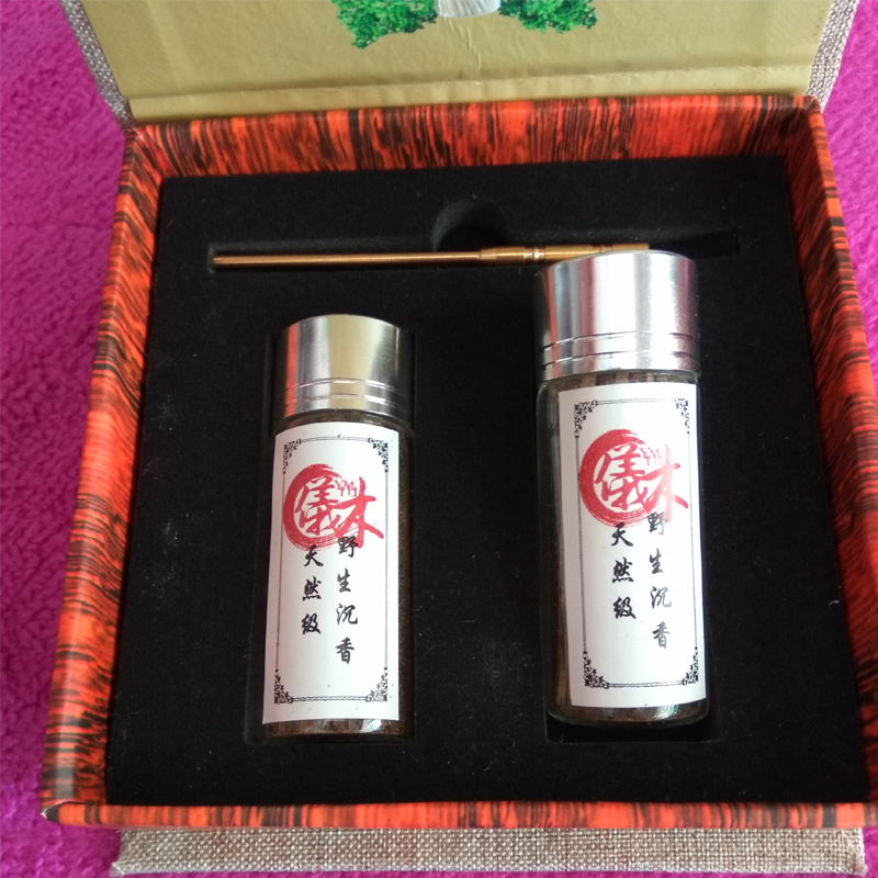 【儀木】沉香絲 2瓶禮盒裝/4g 廠家直銷 越南沉*絲 工廠批發(fā)