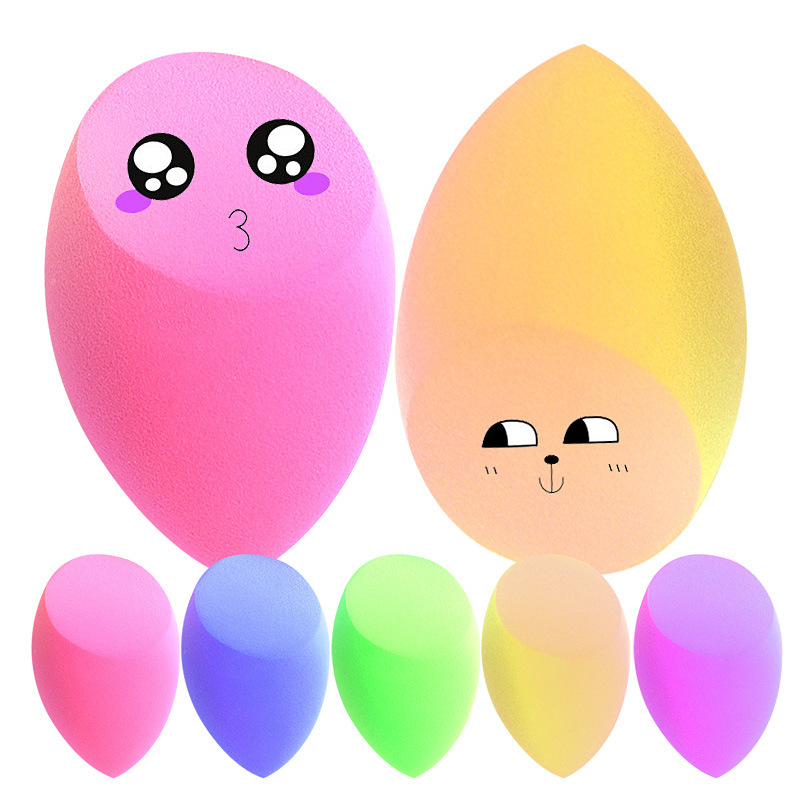 親水非乳膠粉撲大號(hào)60×40遇水變大葫蘆水滴洗臉撲包郵可定制 非乳膠化妝棉粉撲