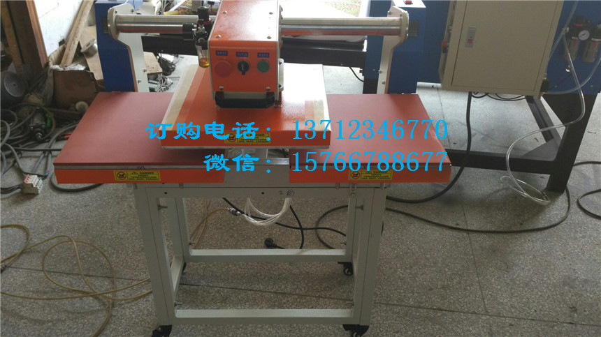服裝印花機 服裝燙金機 上滑上移式氣動溶膠機 剝膠機 氣動雙工位熱溶膠機