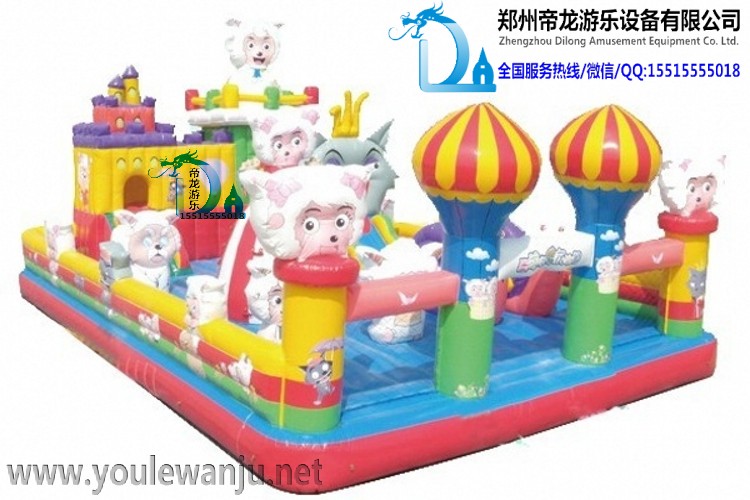 鄭州帝龍供應(yīng)充氣城堡_兒童充氣玩具_(dá)充氣城堡批發(fā)出售*惠