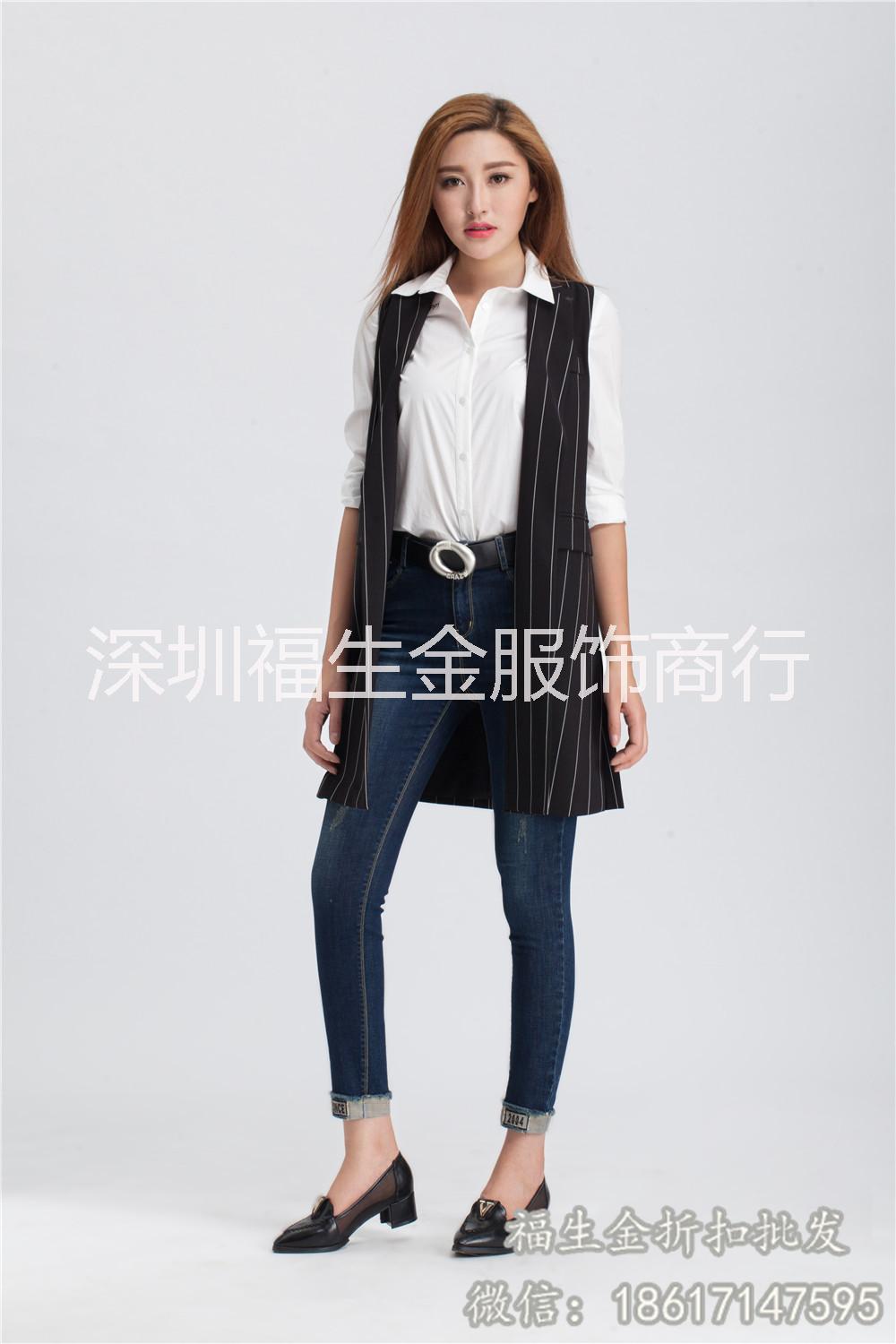 品牌女褲批發(fā) 韓氏伊人大碼女褲 直筒牛仔褲闊腿褲