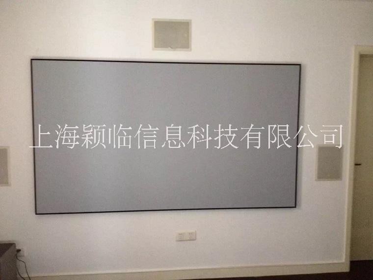 100寸16:9窄邊畫框幕1公分防靜絨布邊框優(yōu)質(zhì) 窄邊高清幕白軟PVC背投電影銀幕