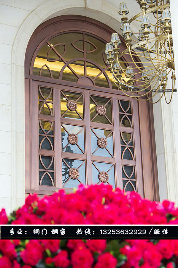 銅門_承接私人訂制_鄭州東皇銅門 防彈玻璃銅門 地彈簧銅門