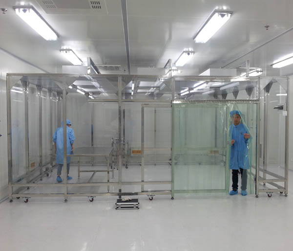 蘇州宜藍(lán) 無(wú)塵凈化棚 現(xiàn)場(chǎng)安裝百、千、級(jí) 移動(dòng)式潔凈棚、FFU凈化單元