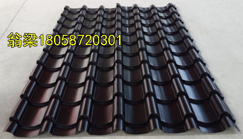 766型彩鋼仿古瓦彩涂琉璃瓦