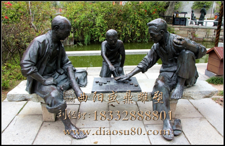 個(gè)性現(xiàn)代人物雕塑就業(yè)壓力上班族樹(shù)脂鑄銅園林景觀雕塑加工定做