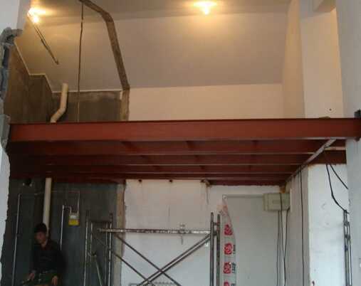 二層搭建挑高閣樓搭建底商商鋪隔層