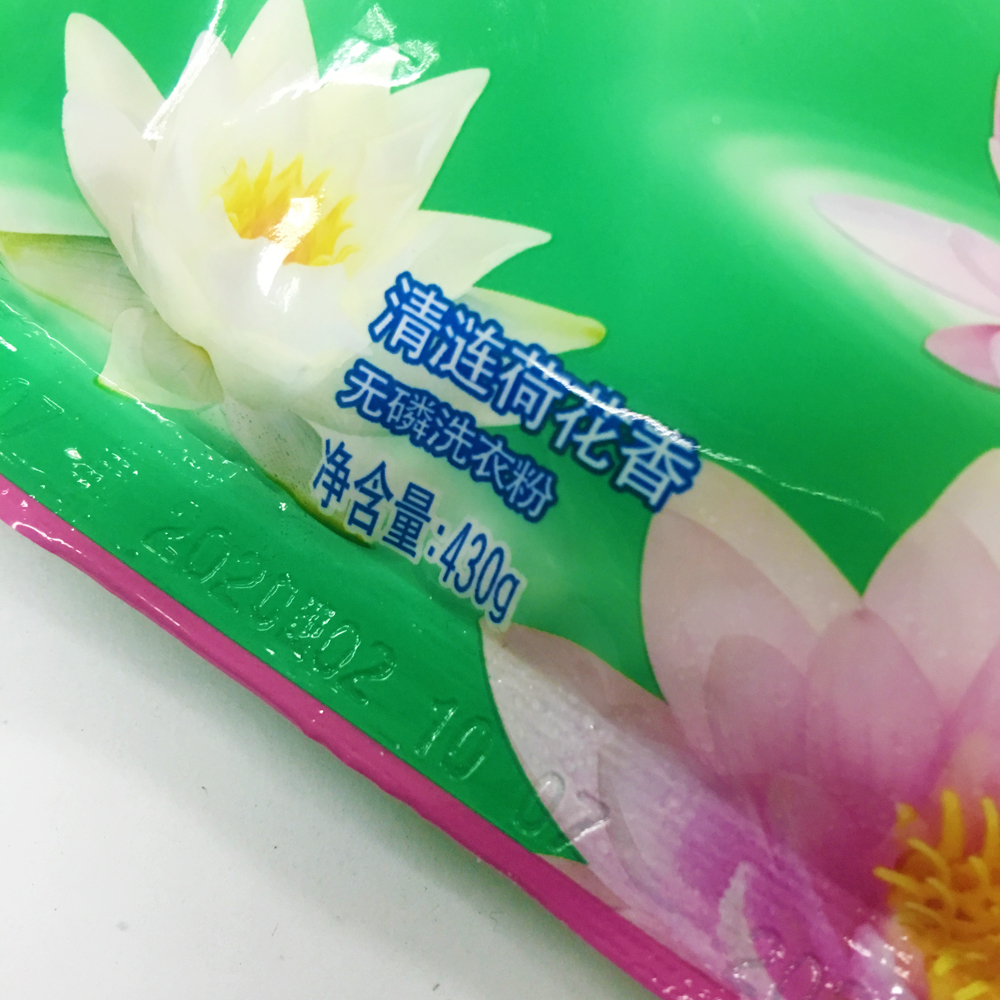 彩歌荷花香洗衣粉430g *去漬 亮彩無磷