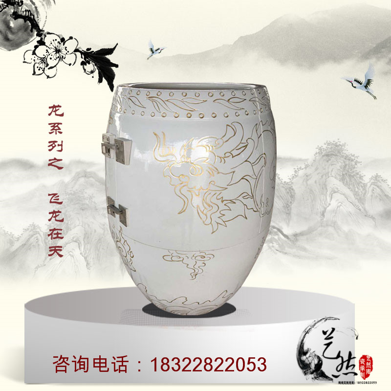 景德鎮(zhèn)藝然陶瓷供應 NIC托瑪琳電氣石養(yǎng)生甕五艾灸缸