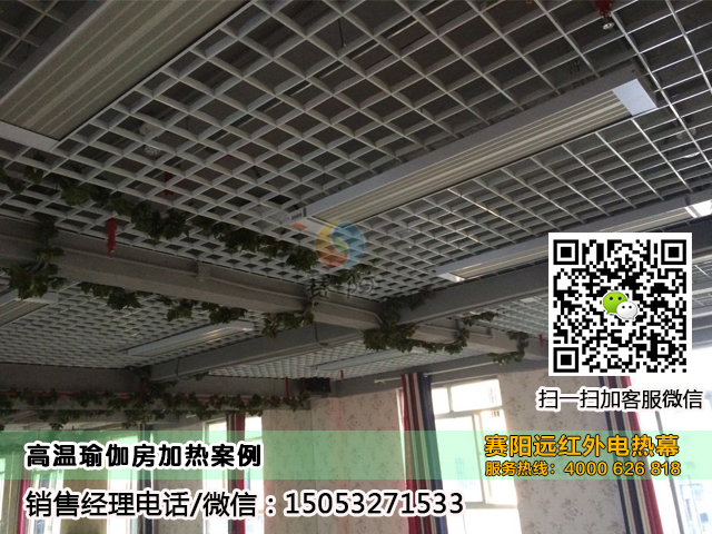 電熱幕取暖器高溫瑜伽設(shè)備遠紅外瑜珈房加熱器輻射式電暖氣節(jié)能取暖器