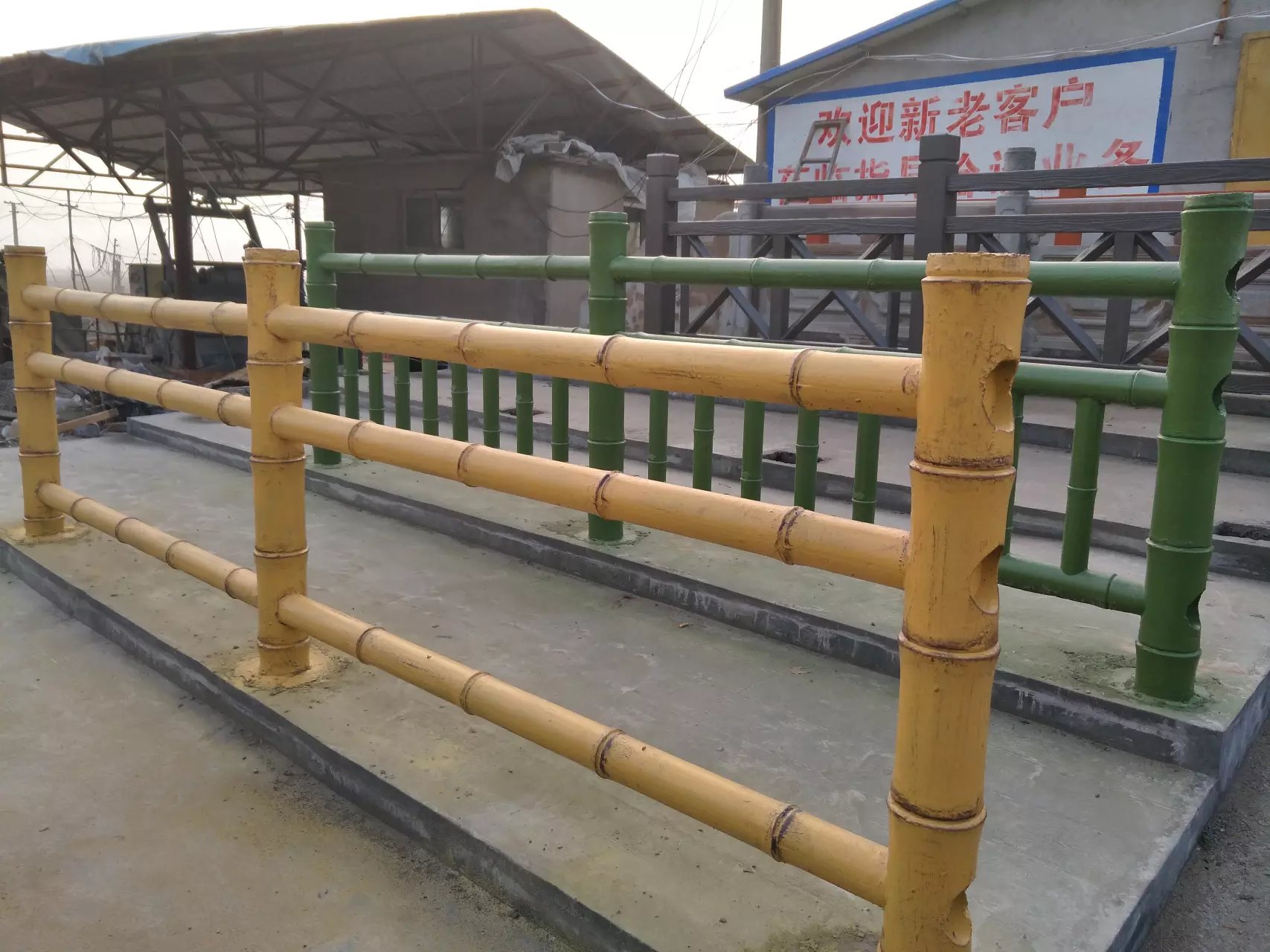 水泥仿竹護(hù)欄 竹護(hù)欄