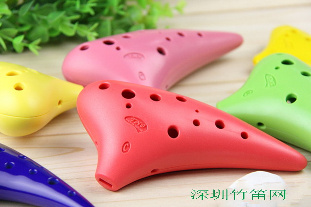 12孔中音AC調(diào)學(xué)生用膠陶笛