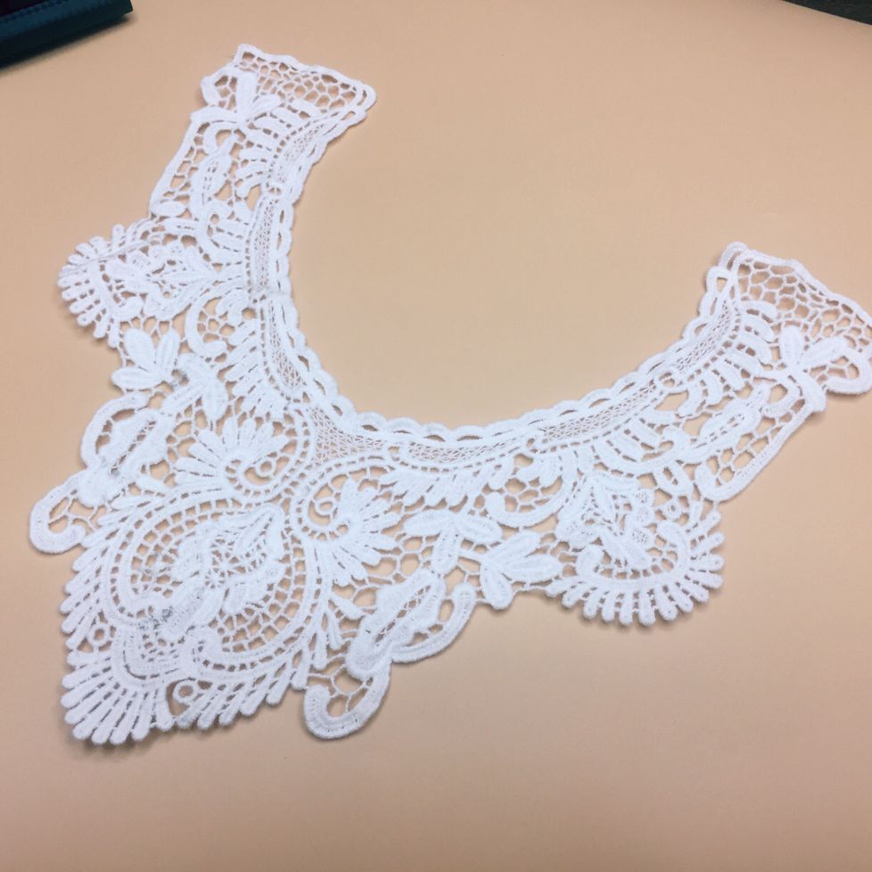 棉線水溶花邊 廣東棉線水溶花邊廠家  廣東棉線水溶花邊定制