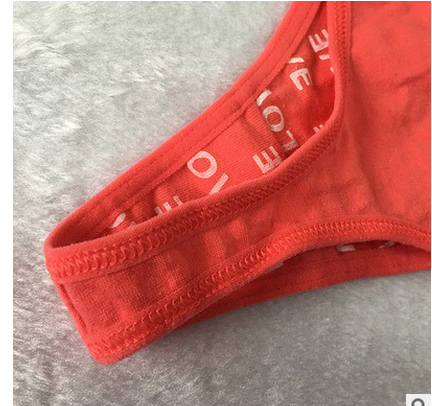 新品上市 棉質(zhì)女士丁字褲 字母少女內(nèi)褲 吸濕排汗女士內(nèi)褲 批發(fā)