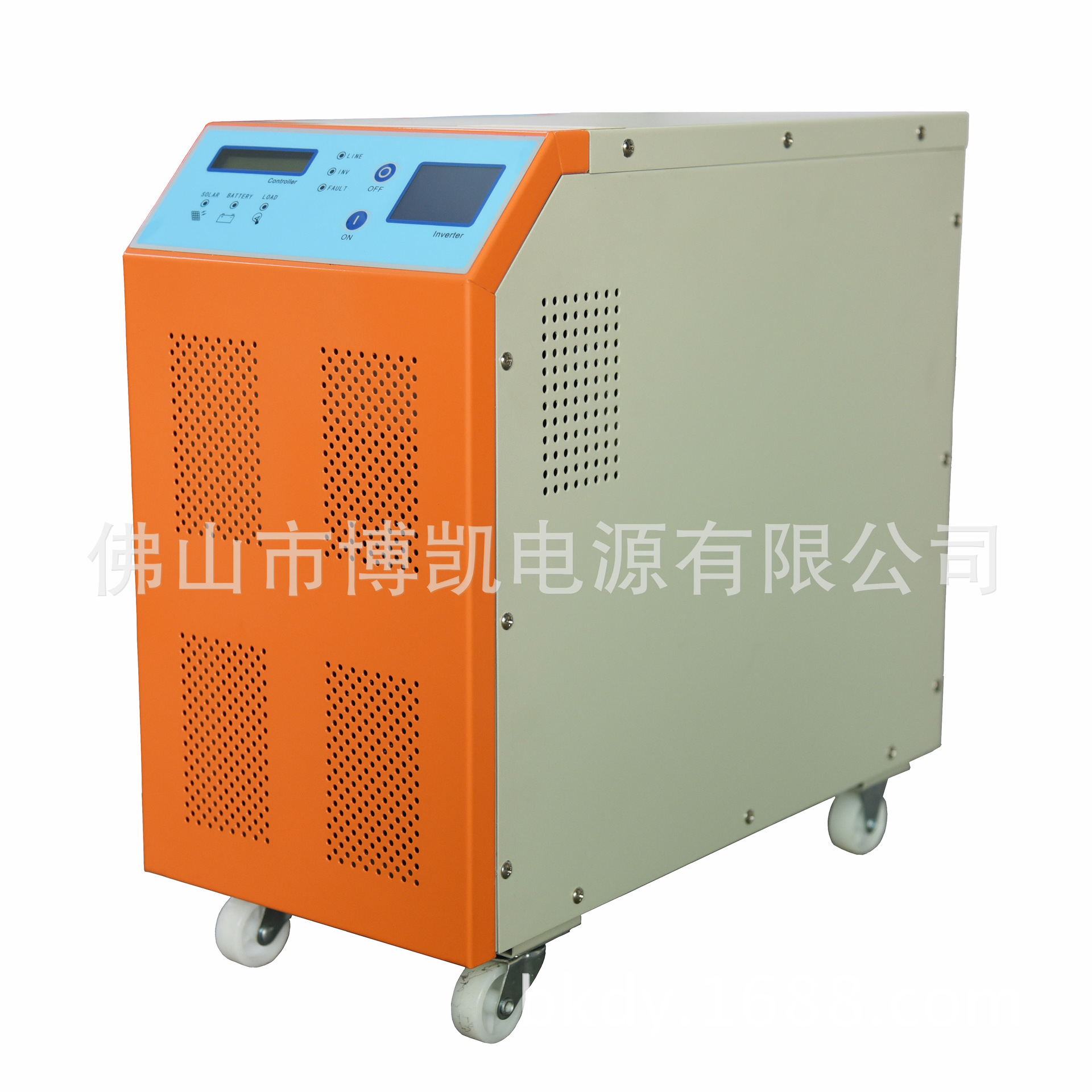 5KW96V 內(nèi)置40A控制器雙屏顯示太陽(yáng)能逆變控制一體機(jī)