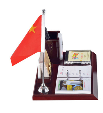 木質臺歷商務禮品創(chuàng)意家居飾品紅木多功能辦公臺座組合時尚創(chuàng)意