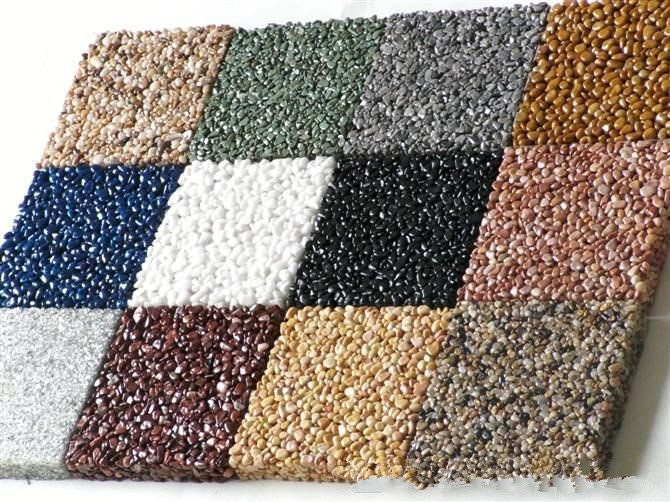 供應(yīng)膠粘石透水地坪 透水混凝土