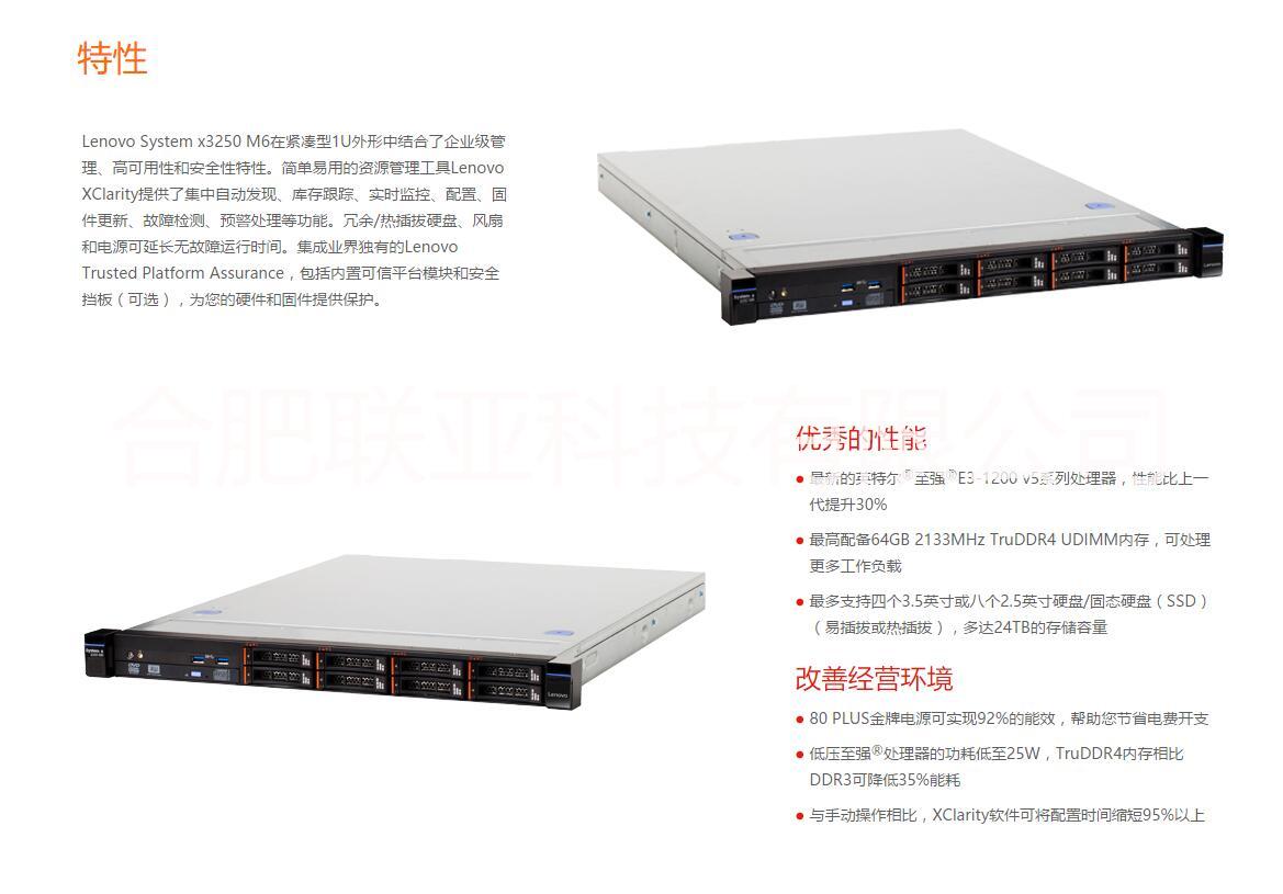 安徽聯(lián)想機架式服務(wù)器X3250M6.3633I01雙核服務(wù)器報價