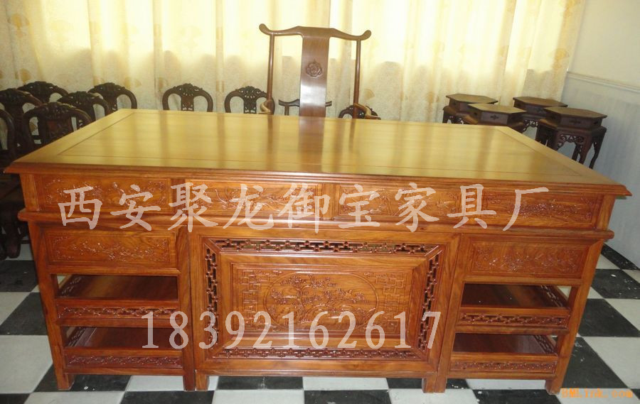 西安仿古辦公桌   老榆木辦公桌廠家直銷   中式辦公桌、定做廠家 定做詢