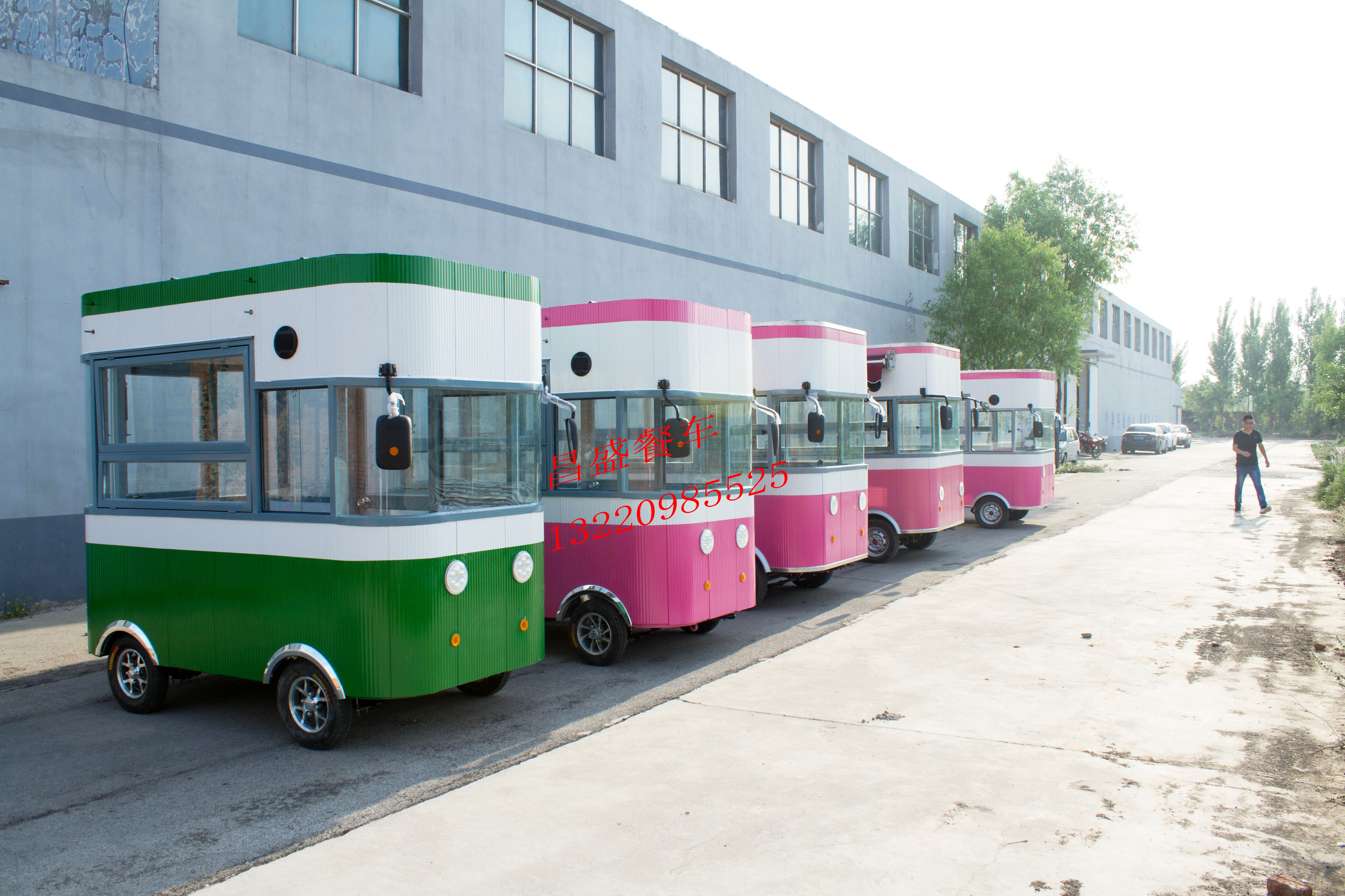 廠家直銷CS-214電動餐車多功能小吃四輪 CS-214小吃車