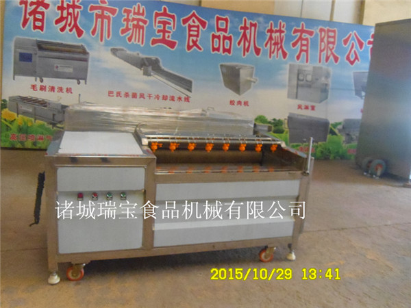 供應(yīng)瑞寶牌土豆去皮清洗機(jī)丨南方木瓜去皮機(jī)丨金剛砂輥去皮效果更好