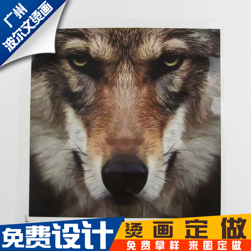 廣州波爾文 燙畫定做 環(huán)保耐水洗柯式燙圖 熱轉(zhuǎn)印 T恤防升華燙畫