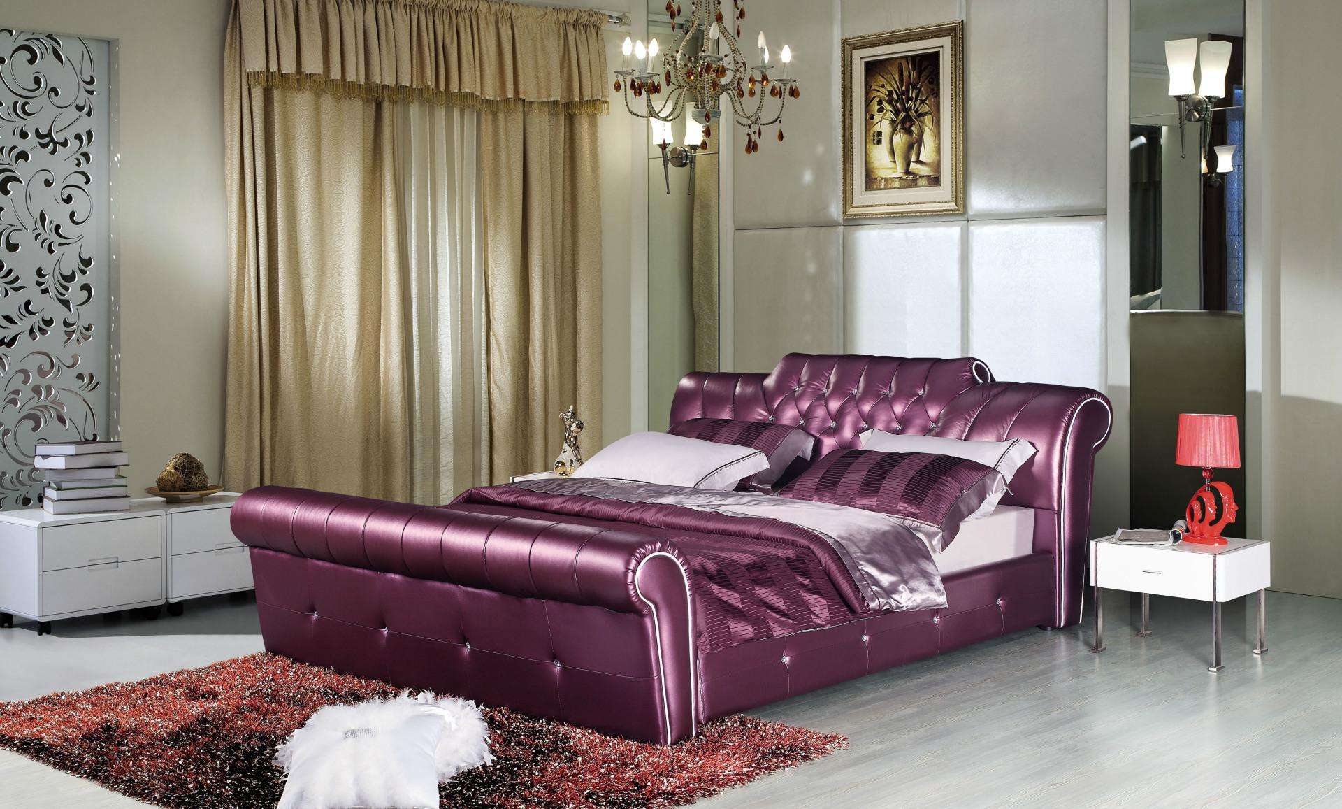 歐式床纖君歐式公主床實(shí)木雕花1.8米 歐式床 纖君歐式床