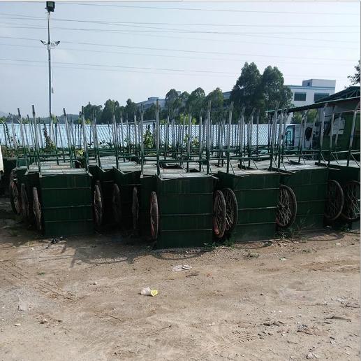 戶外環(huán)衛(wèi)垃圾車 小區(qū)物業(yè)公園鋼板兩輪手推垃圾清運保潔車