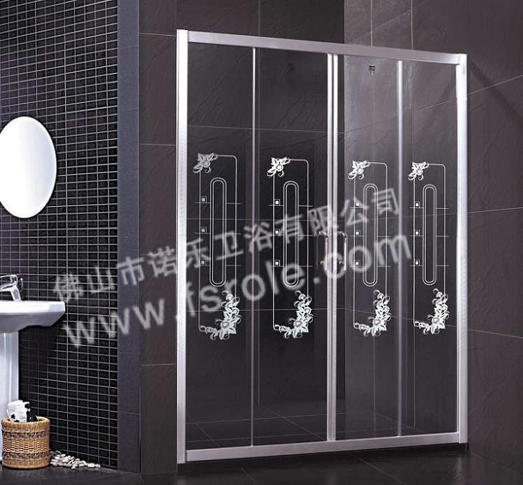 R---00304不銹鋼淋浴房   高強度6mm/8mm鋼化玻璃，經(jīng)過CCC國家*檢測和歐洲標(biāo)準(zhǔn)CE。