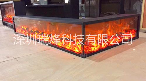 定制壁爐兩面 三面 四面觀火壁爐 異型 圓型 弧形壁爐定做