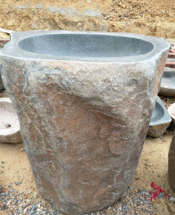 園林景觀石雕 石材加工廠   石雕洗手盆（?。?園林景觀石雕洗手盆（?。?  title=