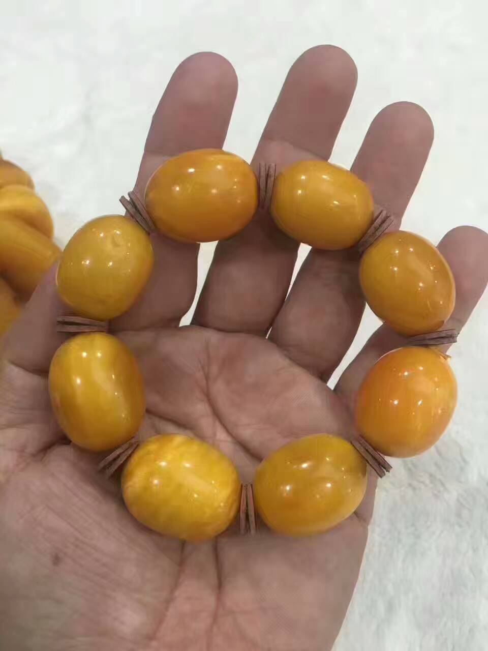 藝緣琥珀-老蜜蠟棗珠手釧