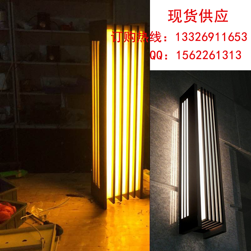 中式復(fù)古壁燈仿云石壁燈戶外墻壁燈酒店迎賓壁燈大樓外墻LED防水壁燈大量現(xiàn)貨廠家直銷